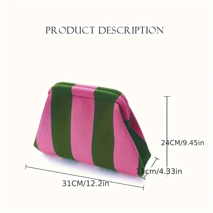 Lanie | Stylische und vielseitige gestreifte Kosmetiktasche