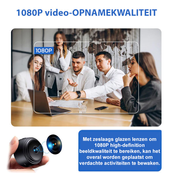Compact Full HD Wireless-Überwachungskamera mit 160-Grad-Winkel, Nachtsicht und 72-Stunden-Akkulaufzeit für die Sicherheit zu Hause-5