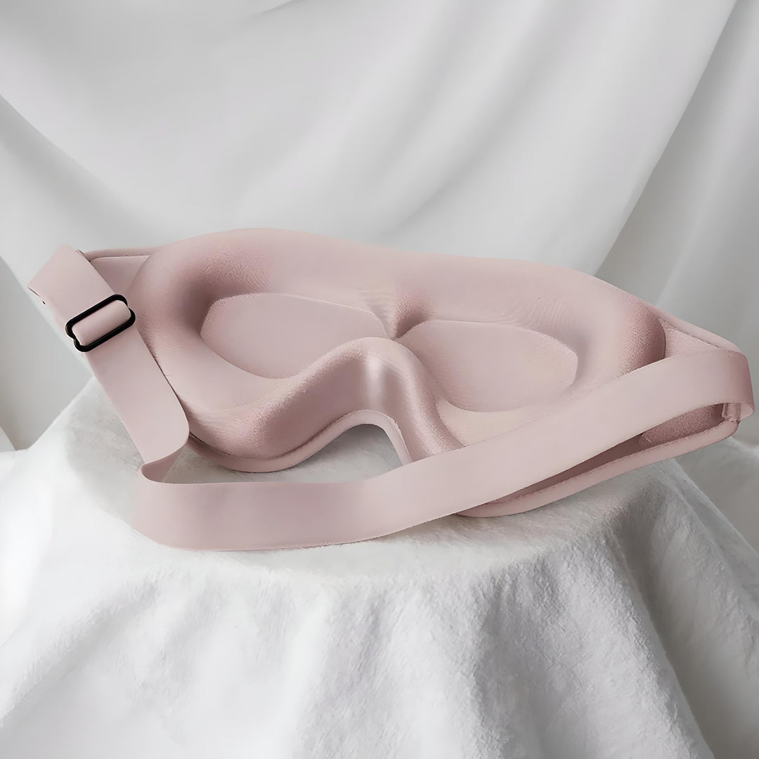 Traumhafte Reise | Luxuriöse Memory-Schaum Schlafmaske für unterwegs