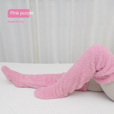 Flasche - weiche Nachtbein Knie Schlafsocken-5