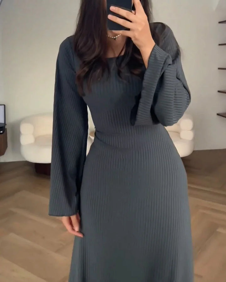 ALLYSON | Elegantes Langarmkleid