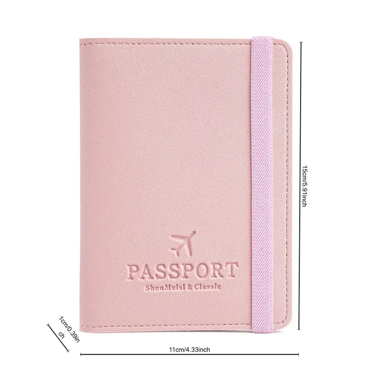Linda | RFID-blockierende Reisepass-Kartenetui Reise-Wallet