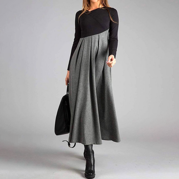 Joselyn |  Elegantes Maxikleid mit Langarm für Stilvolle Anlässe