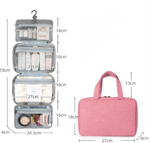Sam | Kompakter & geräumiger Reise-Toilettenorganizer mit mehreren Fächern
