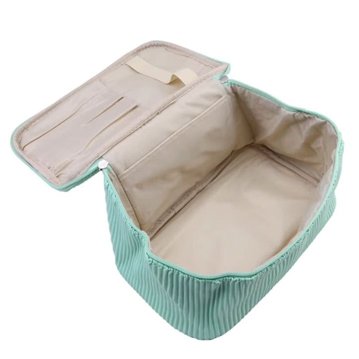Raquel | Reißverschluss-Toast Reise-Make-up Kosmetik Toiletten-Set Tasche