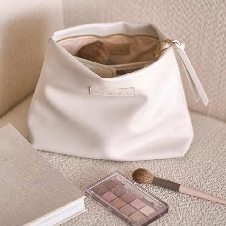 Nori | Damen Kosmetiktasche aus PU-Leder mit großem Fassungsvermögen