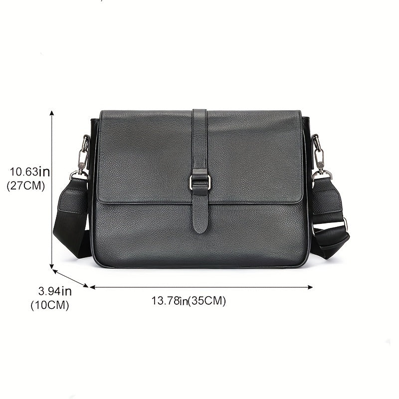 Tom | Leder Messenger Umhängetasche