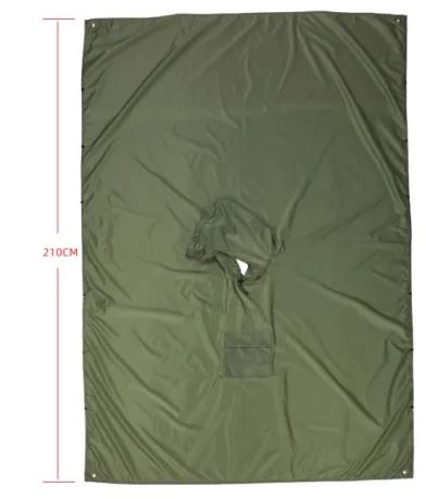 Regenponcho für den Außenbereich