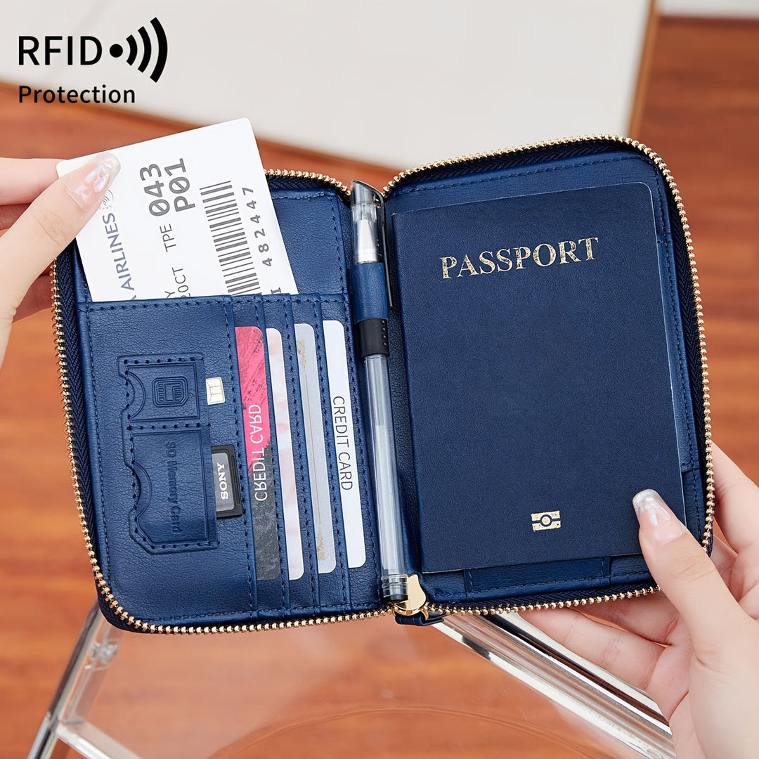Ultimatives RFID-blockierendes Reiseportemonnaie mit Diebstahlschutz