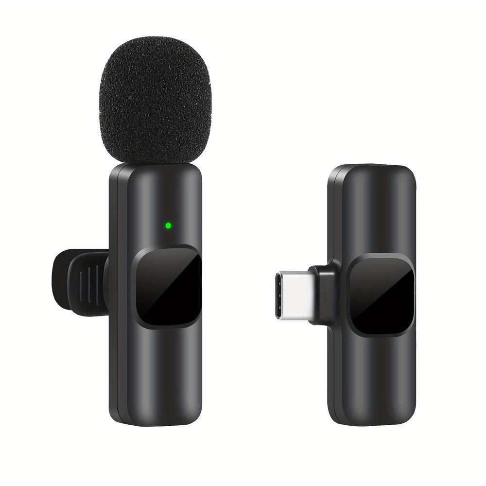 Wireless Lavalier-Mikrofon für Videoaufnahmen und Live-Streaming-Kompaktes Design mit hoher Klangqualität und USB-C-Verbindung-2