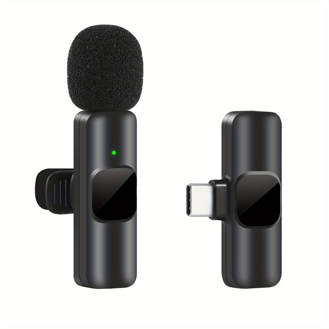 Wireless Lavalier-Mikrofon für Videoaufnahmen und Live-Streaming-Kompaktes Design mit hoher Klangqualität und USB-C-Verbindung-2
