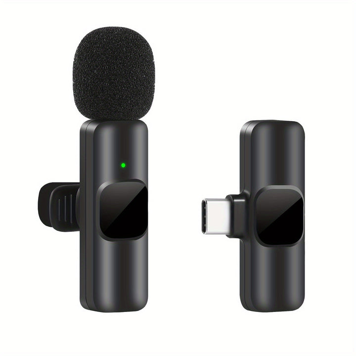 Wireless Lavalier-Mikrofon für Videoaufnahmen und Live-Streaming-Kompaktes Design mit hoher Klangqualität und USB-C-Verbindung-2