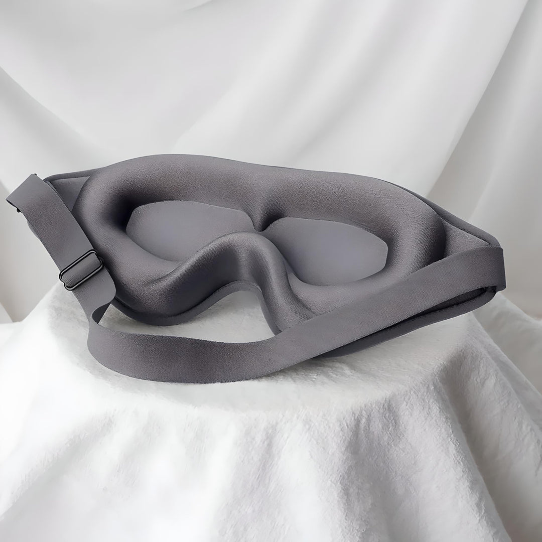 Traumhafte Reise | Luxuriöse Memory-Schaum Schlafmaske für unterwegs