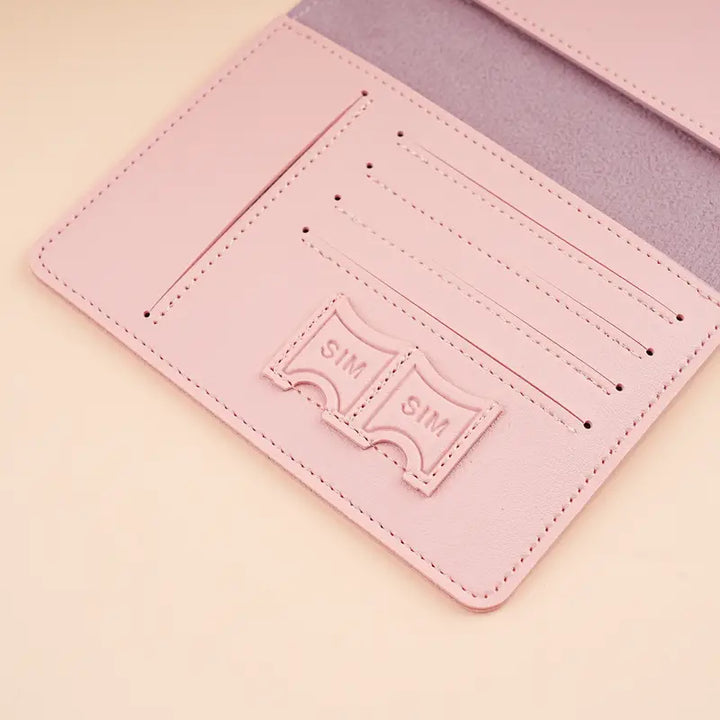 Linda | RFID-blockierende Reisepass-Kartenetui Reise-Wallet