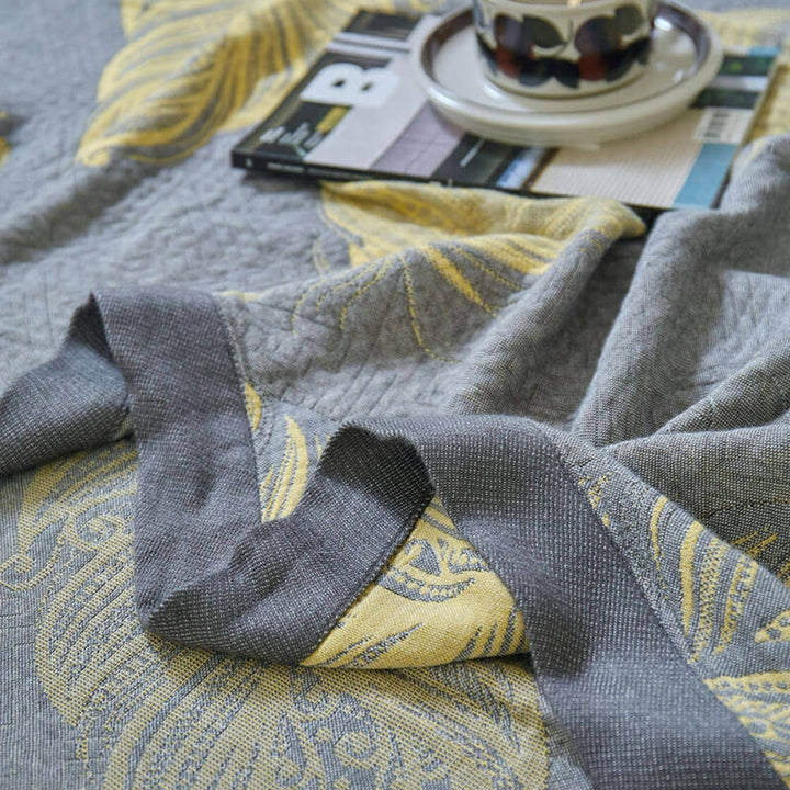 Federdruck Bambusfaser -reversible Decke