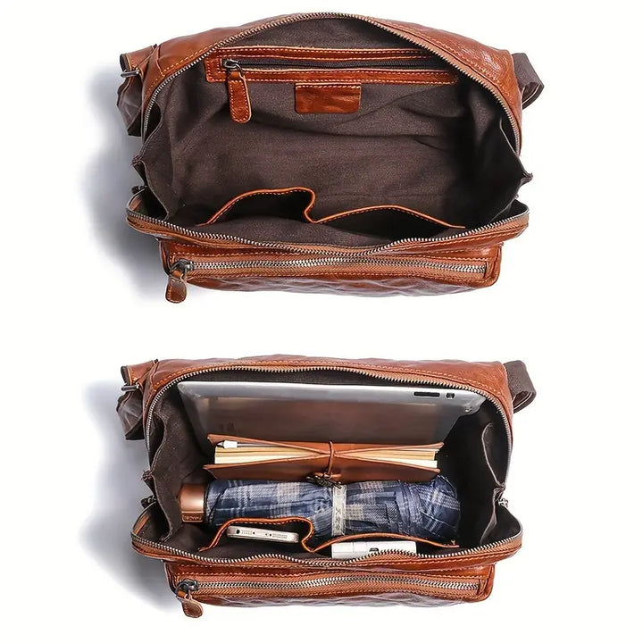 Owen | Echtes Leder Crossbody Reisetasche