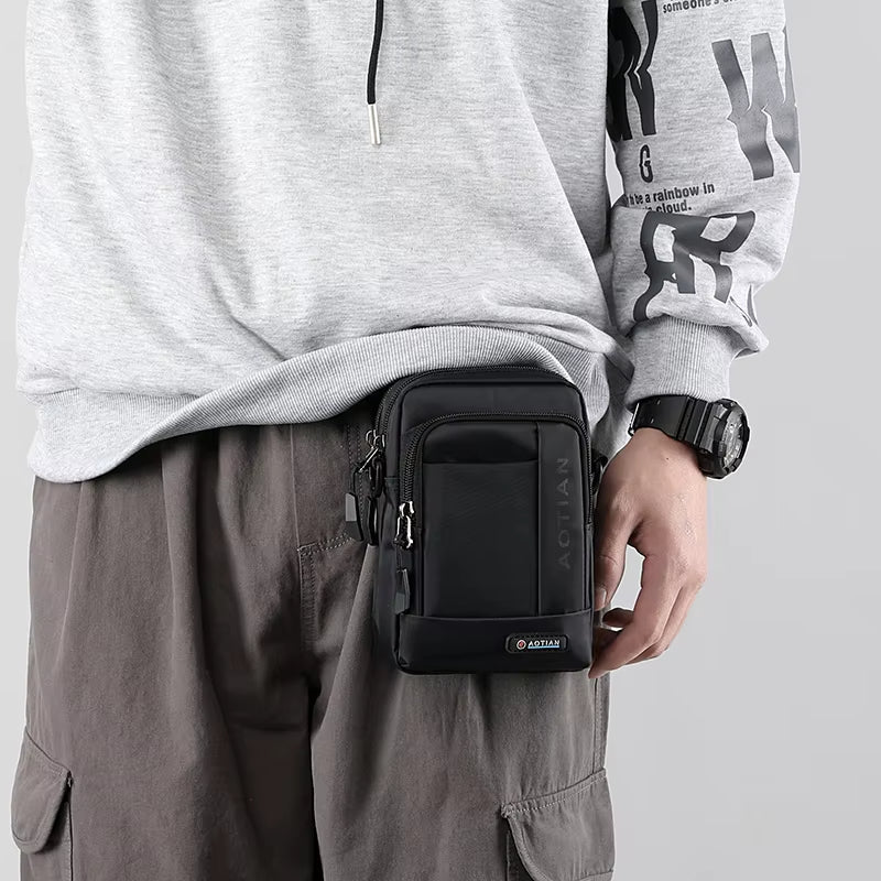 James | Herren Taktische Heuptasche Crossbody