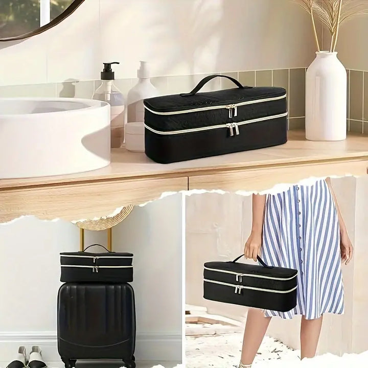 Sheila | Doppelschichtige Aufbewahrungsdesign Schönheits-Essentials Organizer