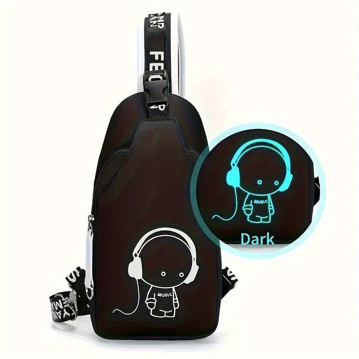 Kurt | Geräumiger Wasserfester Rucksack und Umhängetasche Set für Kinder
