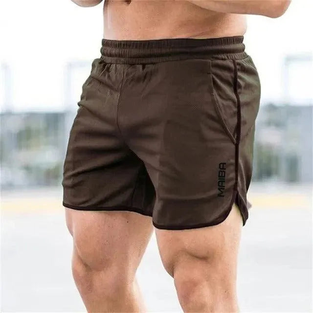  Sport -sportliche Shorts für Herren - Leicht atmungsaktiv - elastische Taille - Seitentaschen-1