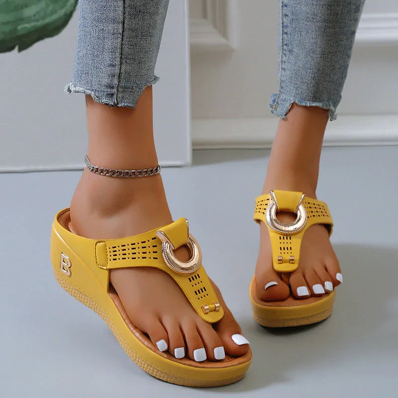 ADELAIDE | Wedge Sandalen