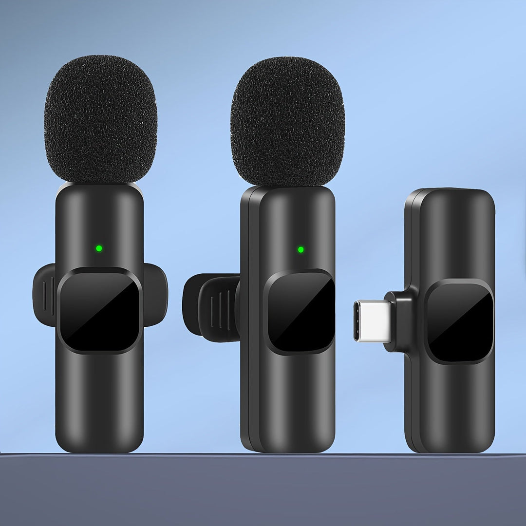 Wireless Lavalier-Mikrofon für Videoaufnahmen und Live-Streaming-Kompaktes Design mit hoher Klangqualität und USB-C-Verbindung-3