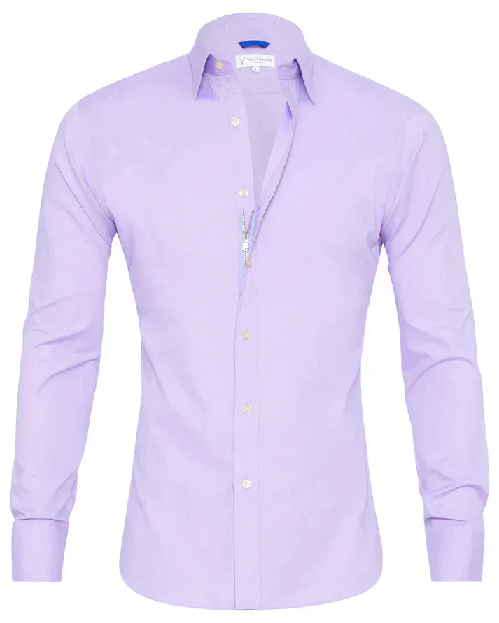 Kurt | Elegantes Hemd mit Stretch und Knopfleiste