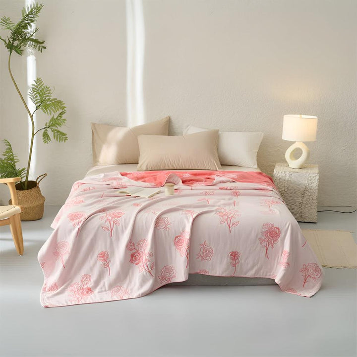 Serenity Rose Wurfdecke