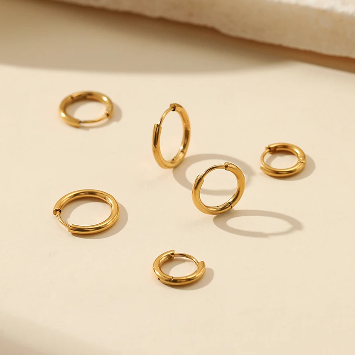 Tricia | Dezente Goldene Ohrringe – Ideal für Jeden Anlass