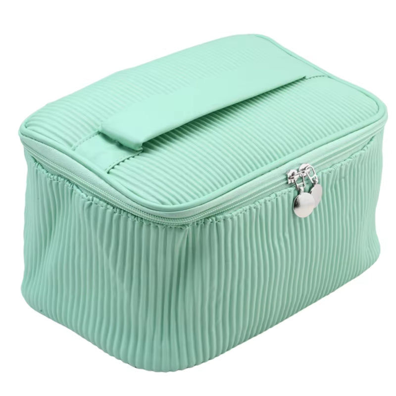 Raquel | Reißverschluss-Toast Reise-Make-up Kosmetik Toiletten-Set Tasche
