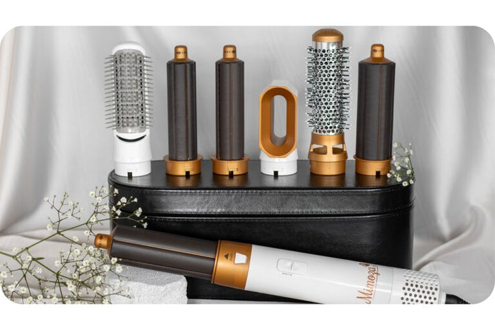 7-in-1 Föhnbürste und Airstyler für Vielseitiges Haarstyling – Locken, Glätten, Volumen, Ergonomisches Design 6