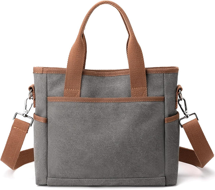 Adriana | Canvas Umhängetäschchen mit mehreren Fächern