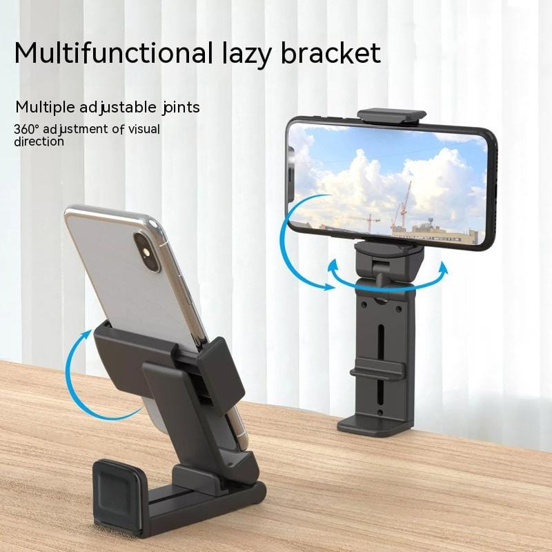 Bequemer Telefonhalter für Freisprechansicht - tragbarer Telefonständer kompatibel mit allen Telefongrößen-4