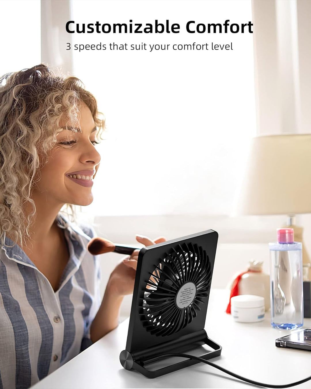 Ben | Leiser Tischventilator – Frische Brise für den Alltag