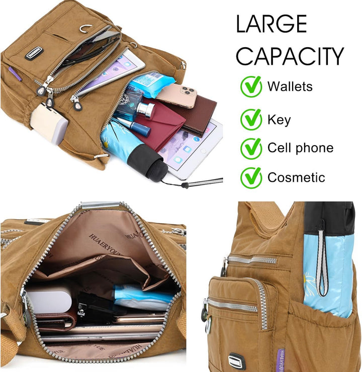 Maya | Urban Explorer Mehrfachtaschen Umhängetasche