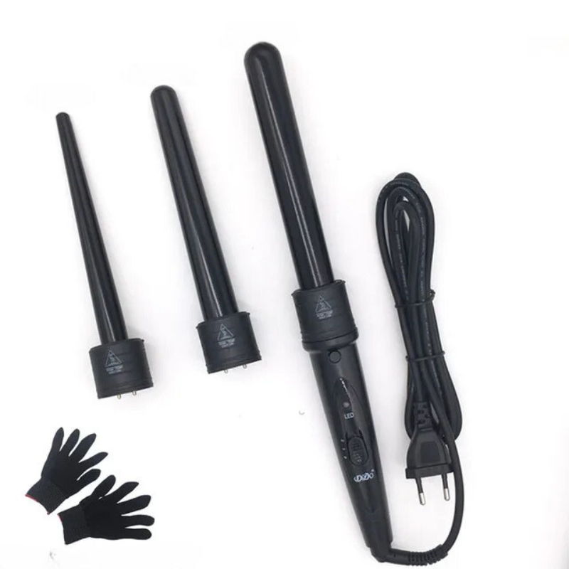 Flexicurl - 3 -teiliger Keramik -Haar -Lockens -Set-2