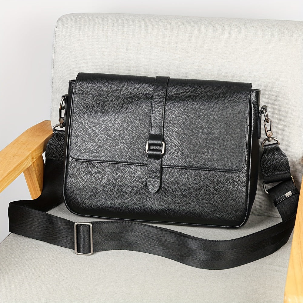 Tom | Leder Messenger Umhängetasche