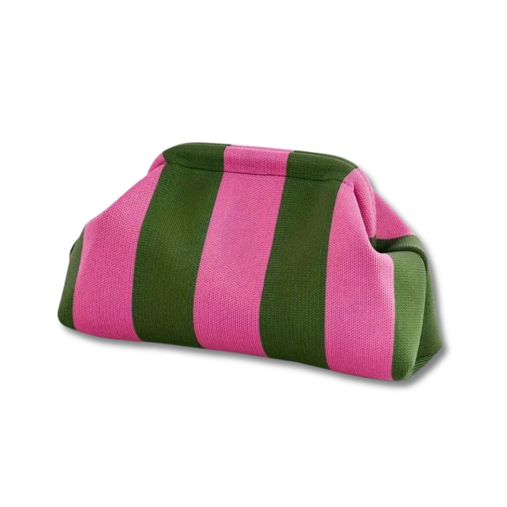 Lanie | Stylische und vielseitige gestreifte Kosmetiktasche