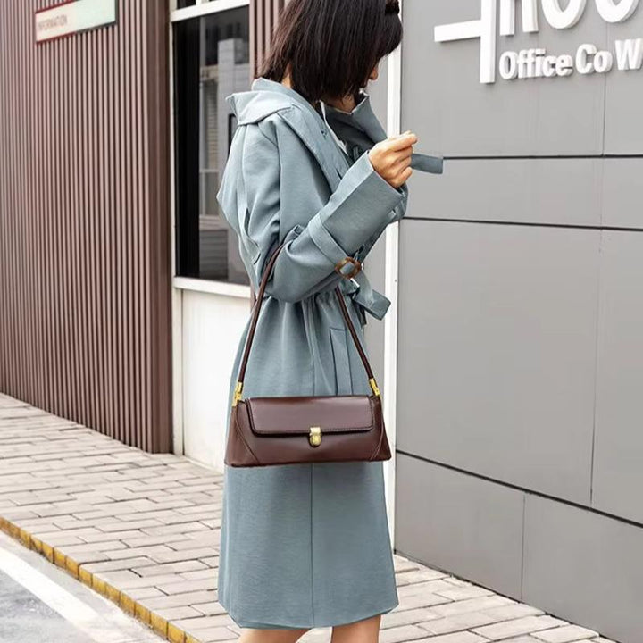 Ava | Vintage Imitationsleder Messenger Handtasche