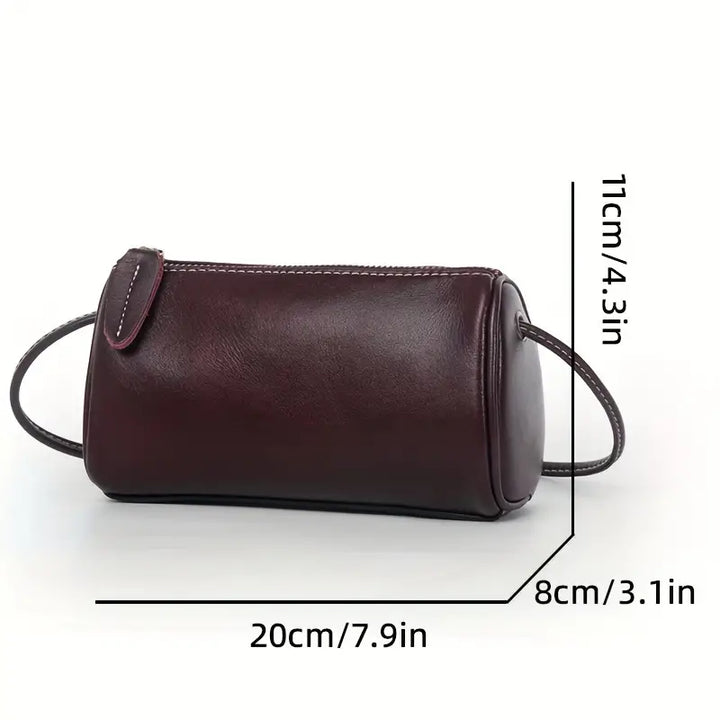 Eva | Kleine Vintage-Stil Leder Schultertasche