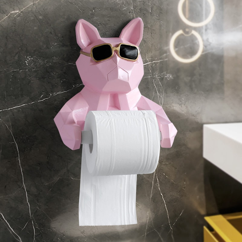  Toilettenpapierhalter Geometrisch - einzigartige Badezimmerdekoration-4