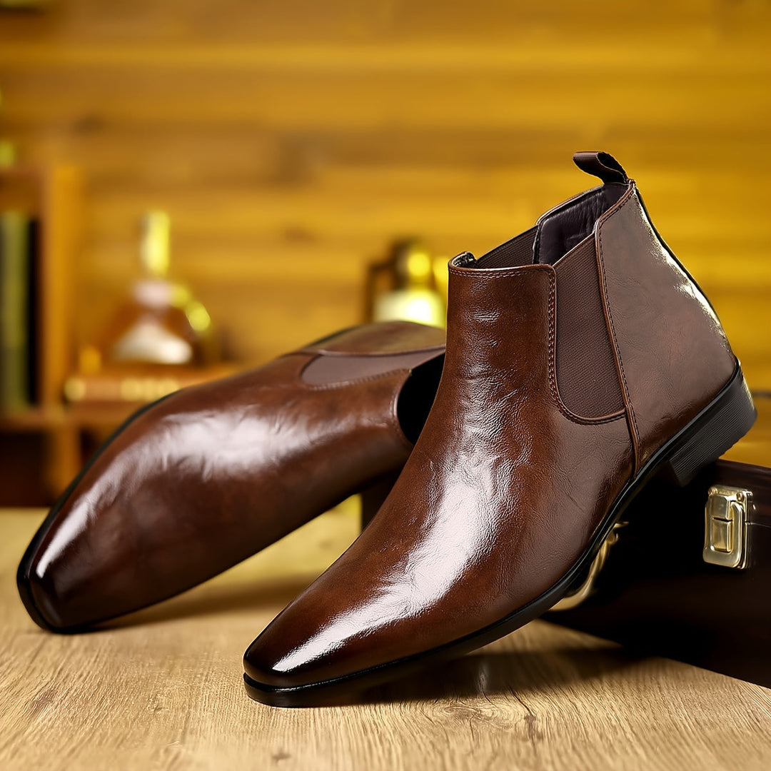 SEAN | Stylische Schnürschuhe mit spitzer Zehenpartie für Herren