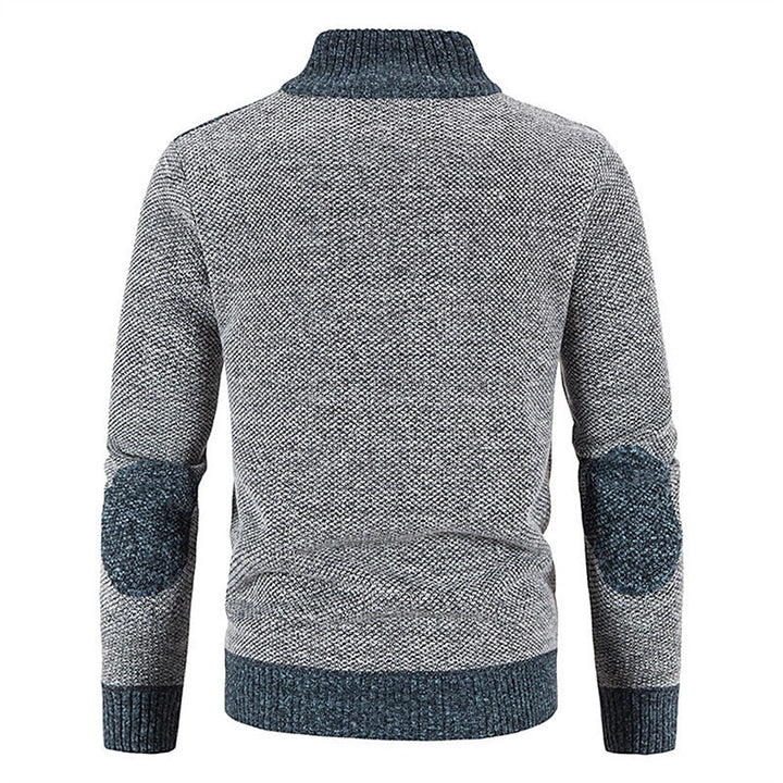 Thomas | Wollweste mit Reißverschluss und Pullover für zusätzliche Wärme