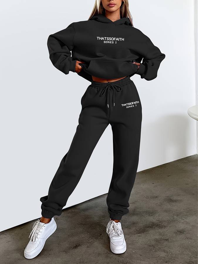 Jana | Hoodie & Jogger Set – Bequem durch Die Winterzeit