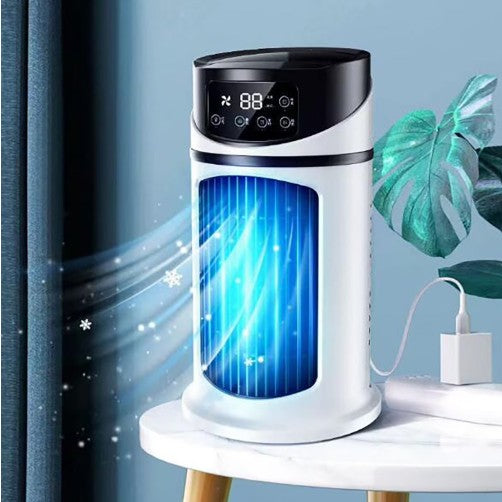 Tragbarer Luftkühler mit Luftbefeuchter | Mini Klimaanlage USB mit Touchscreen