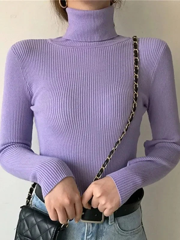 Alice - Einfacher Rollkragenpullover 10