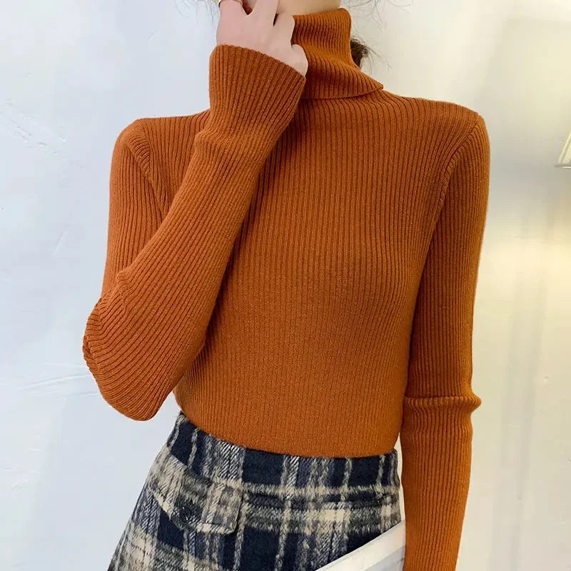 Alice - Einfacher Rollkragenpullover 11