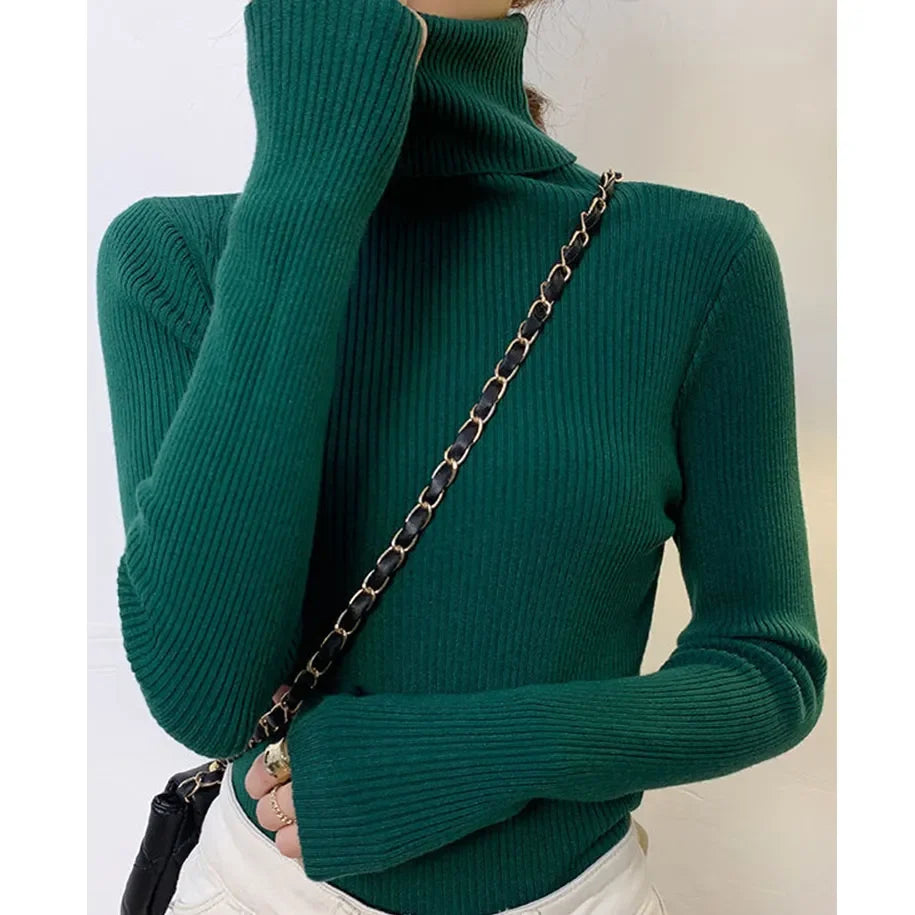 Alice - Einfacher Rollkragenpullover 12
