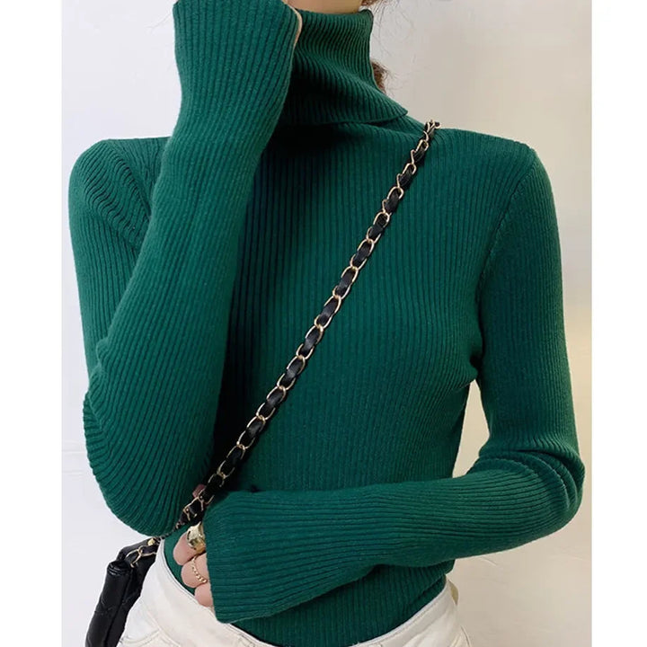 Alice - Einfacher Rollkragenpullover 12