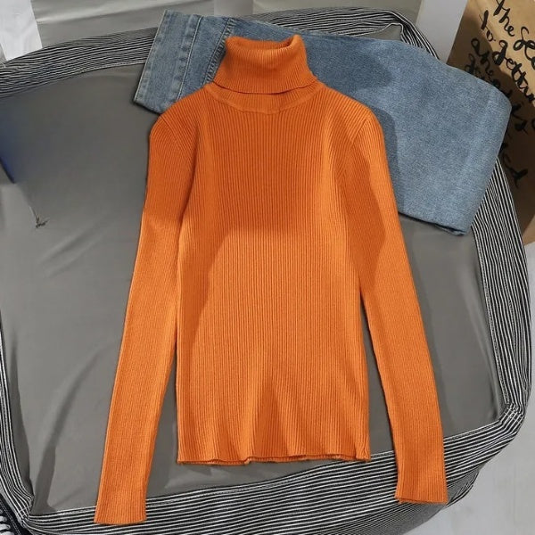 Alice - Einfacher Rollkragenpullover 13